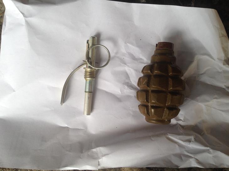 У 37-летнего жителя Доброполья полиция изъяла гранату Ф-1