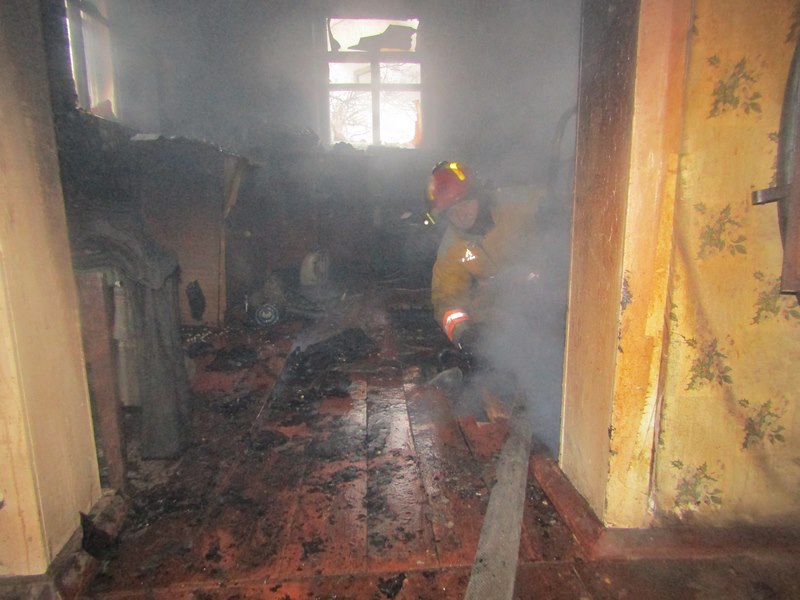 Добропільський район: в результаті пожежі загинув чоловік