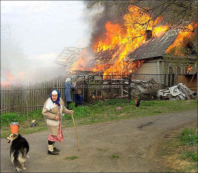 В Добропольском районе количество пожаров увеличилось в 2 раза