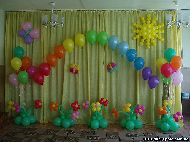 Оформление торжеств воздушными и гелиевыми шарами по Доброполью и району